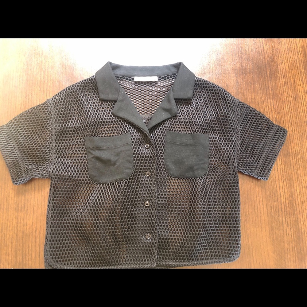 Milly mesh crop top